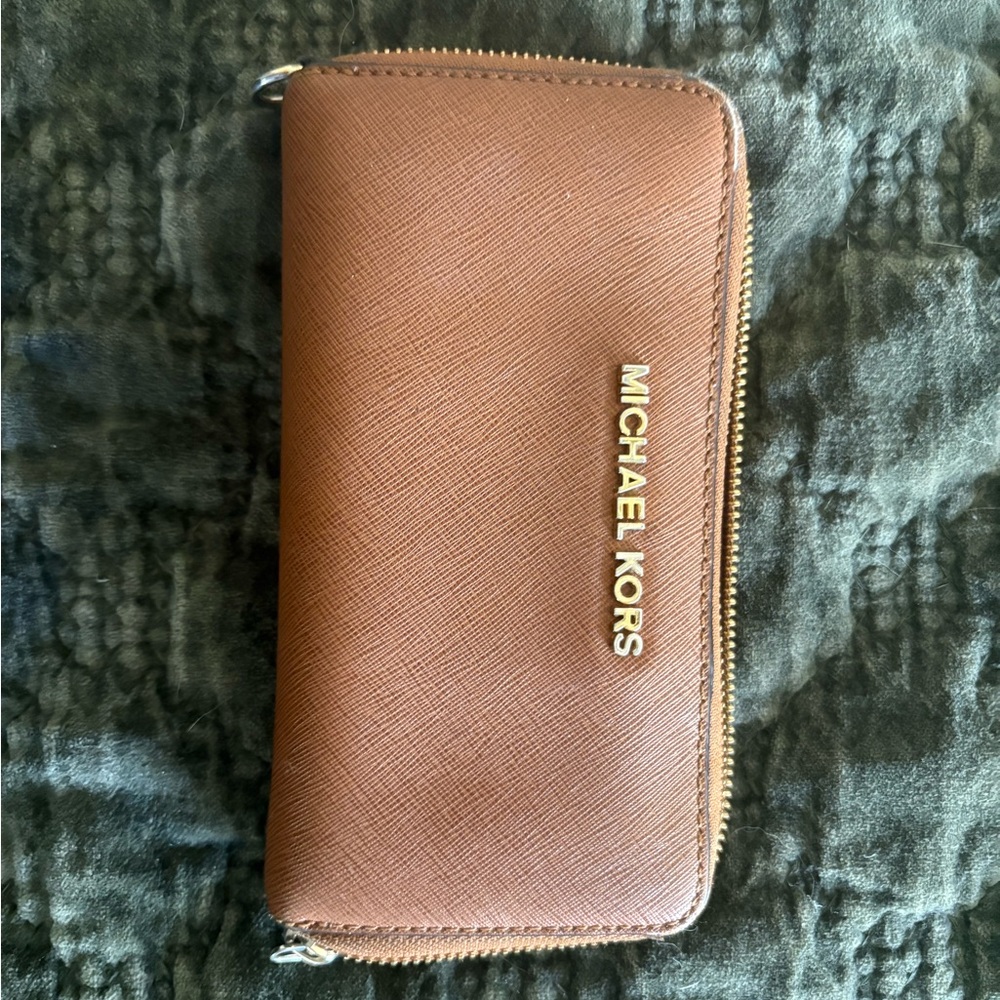 Michael Kors Tan Leather Wallet